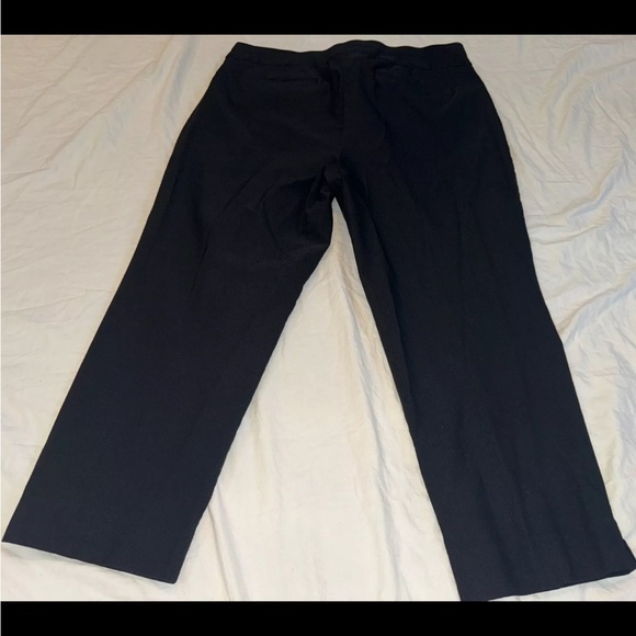 Chico's Black Ponte Pants Slacks Women's Size 16 Trousers - Picture 9 of 10